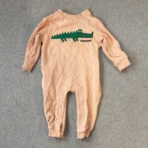 Krokodil Peach and Green Kids Footie